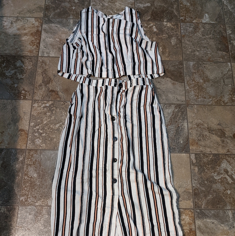 2 piece maxi skirt set